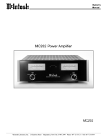 McIntosh MC-202 - Owners manual